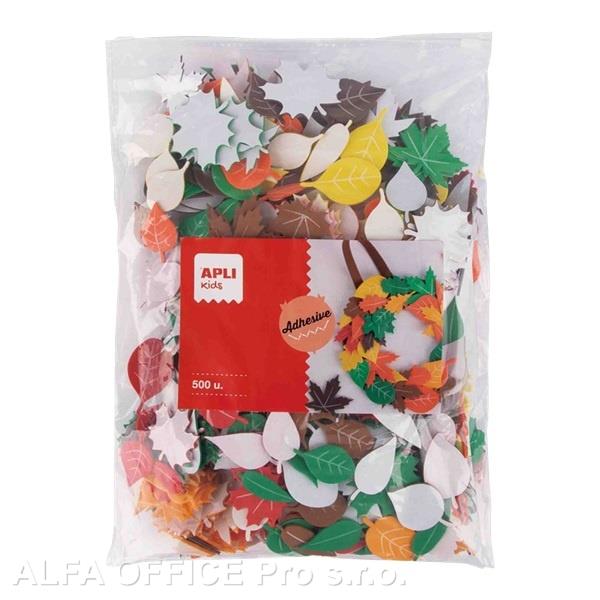 Samolepiscí listy APLI JUMBO -  mix / 500 ks