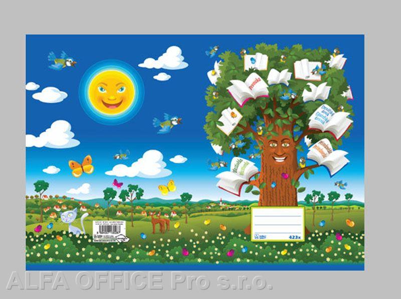 Papírny Brno sešit speciální 423x A4 linka čistý