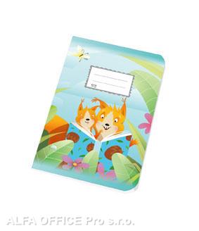 Sešit školní ŠKOLÁČEK 513 / 10 listů / A5 / linka 12 mm