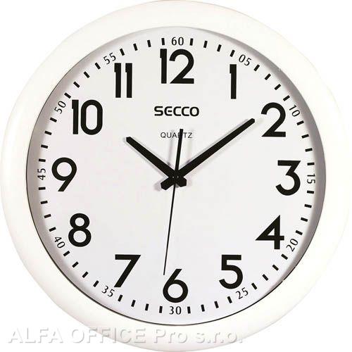 Nástěnné hodiny Hama Elba bílé / tichý chod / průměr 25 cm