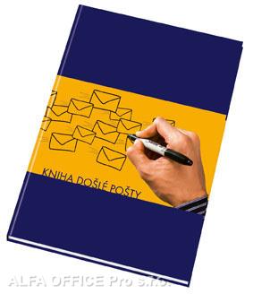 Kniha došlé pošty - pevné desky - A4 / 96 listů