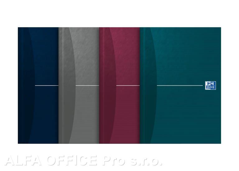 Kniha záznamní vázaná Oxford Essentials mix - A5 / linka / 96 linka