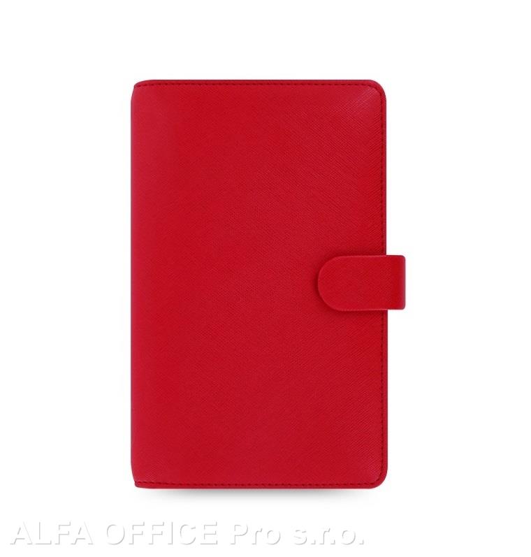 Filofax Saffiano A6 osobní compact týdenní černá