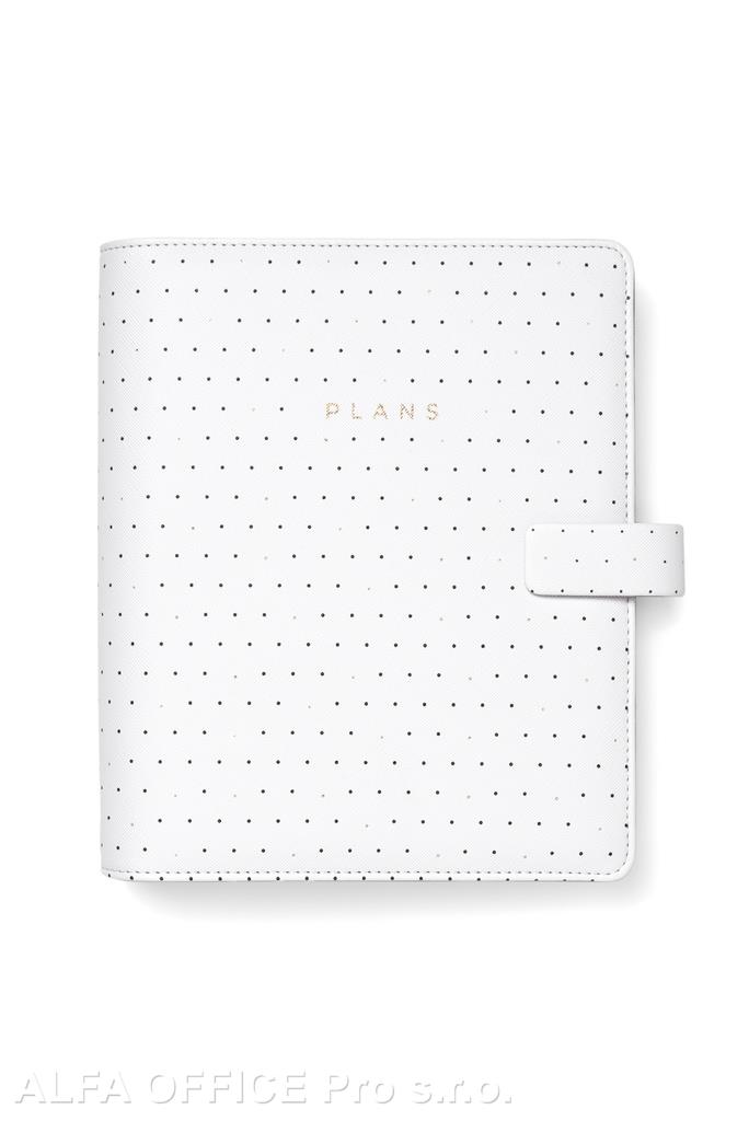 Diář Filofax Moonlight A5/bílá
