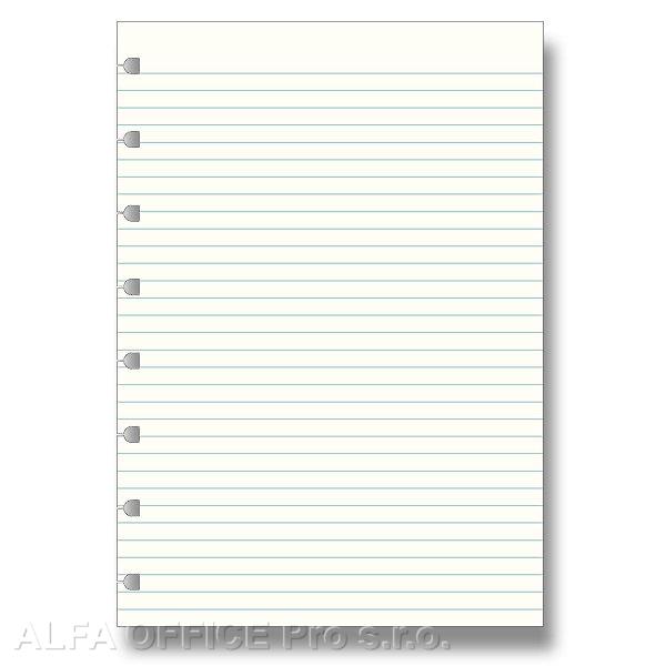 Náhradní listy Filofax Notebook - A5 / linka