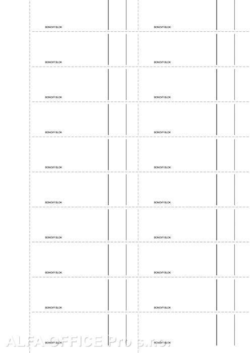 Optys 1264 bonová kniha 100 listů A4