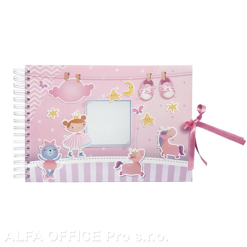 Fotoalbum A4 - 30 x 21 cm / růžová