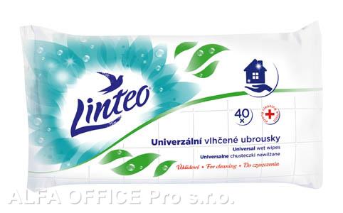 Linteo Satin vlhčené ubrousky pro domácnost 40ks