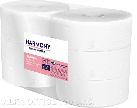 Papír toaletní Harmony Jumbo 100 % celulóza - průměr 230 mm