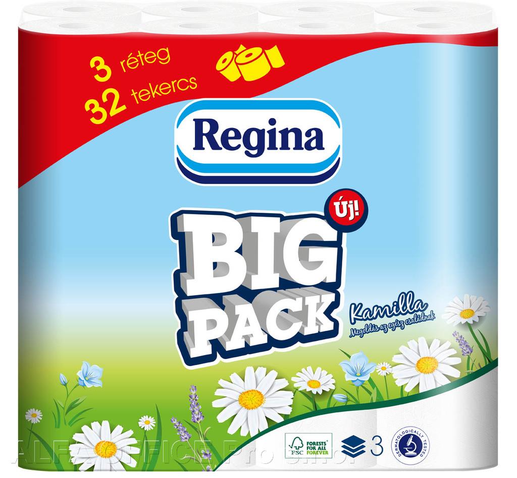 Papír toaletní BiG PACK s vůní kamilky a potiskem 3-vrstvý / 32 ks
