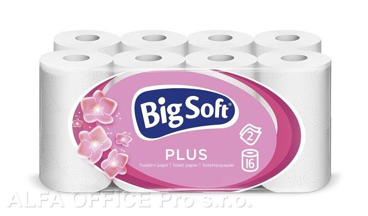 Papír toaletní Big Soft Plus 2-vrstvý / 16 ks