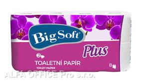Papír toaletní Big Soft Plus 2-vrstvý / 8 ks