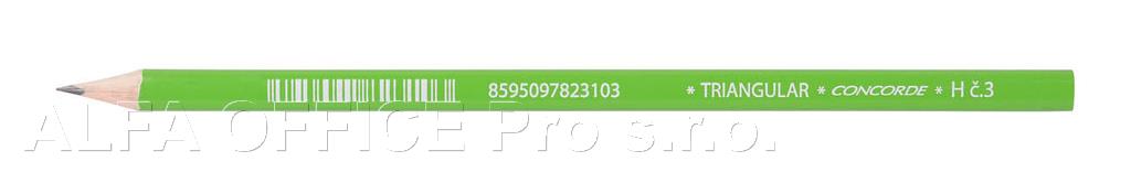 Tužka CONCORDE trojhranná - č.3 / H