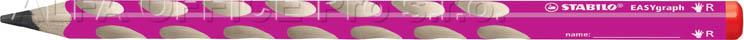 Tužka STABILO® EASYgraph - HB / pro praváky / růžová