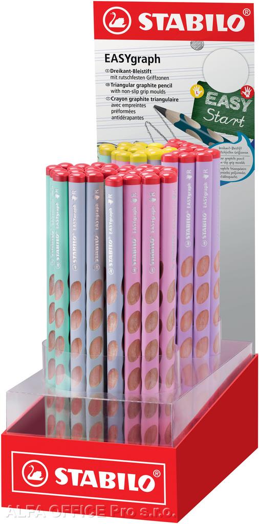 Tužky STABILO® EASYgraph HB - pastel / 60 ks