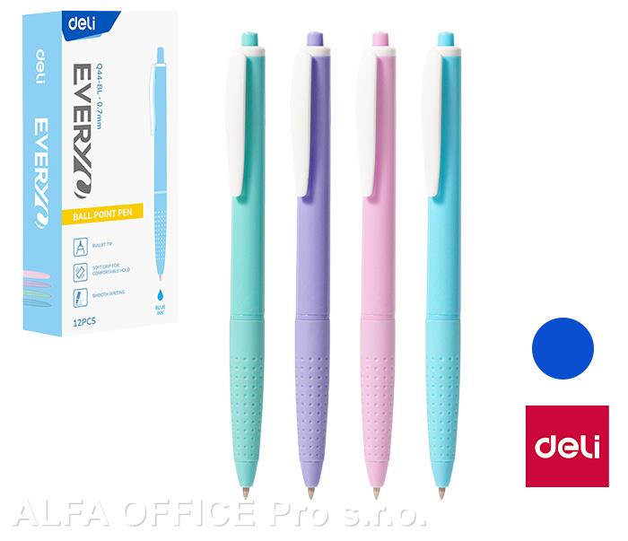 Kuličkové pero DELI Every - pastelový mix