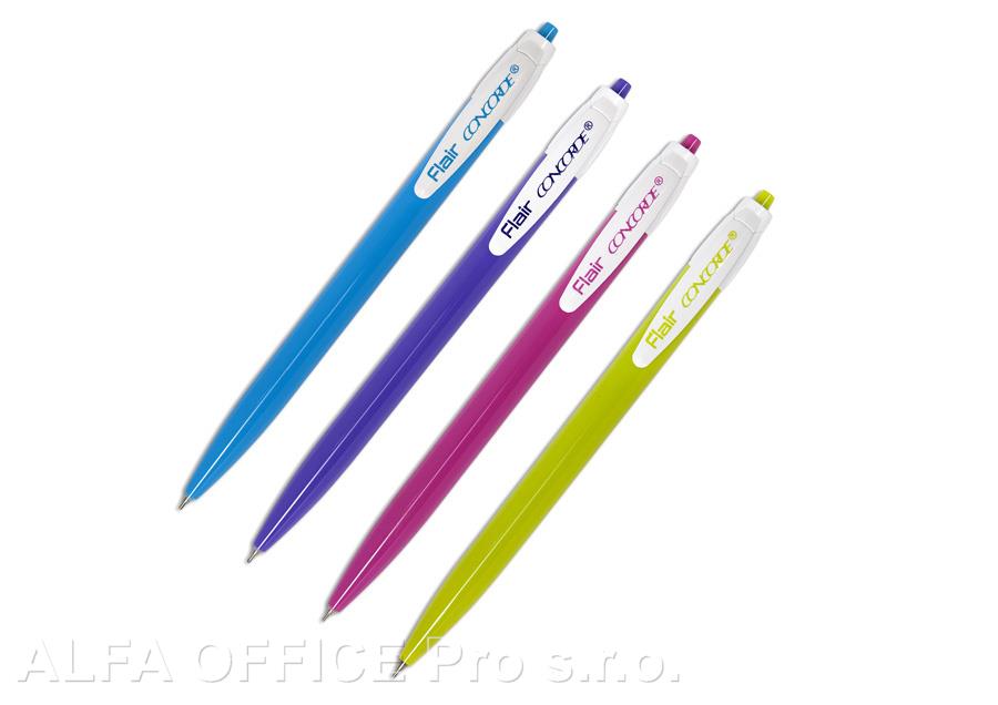 Kuličkové pero Concorde Ezee Click - barevný mix