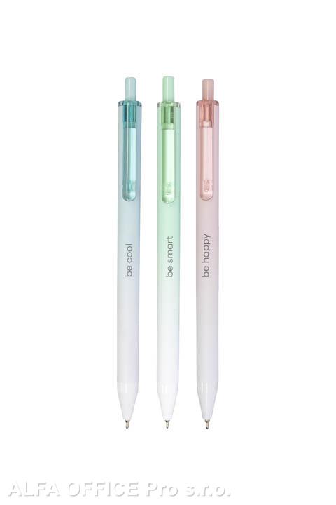 Kuličkové pero Spoko BE IN - barevný mix