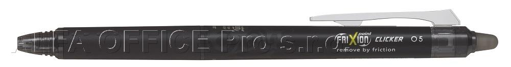 Roller Pilot FriXion Point Clicker 0,5 mm - černá