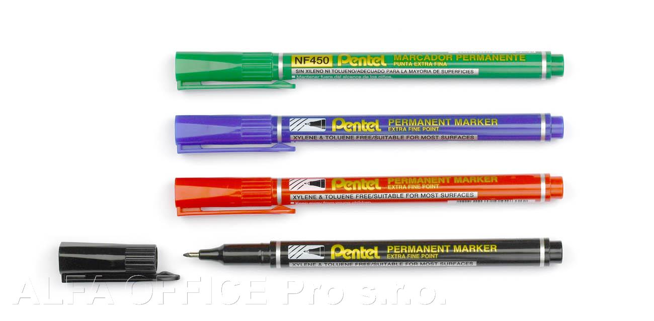 Popisovač Pentel NF450 permanentní - černá