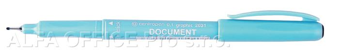 Liner Centropen 2631 Document - 0,1 / černá