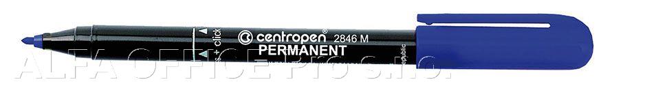 Popisovač Centropen Permanent 2846 / modrá