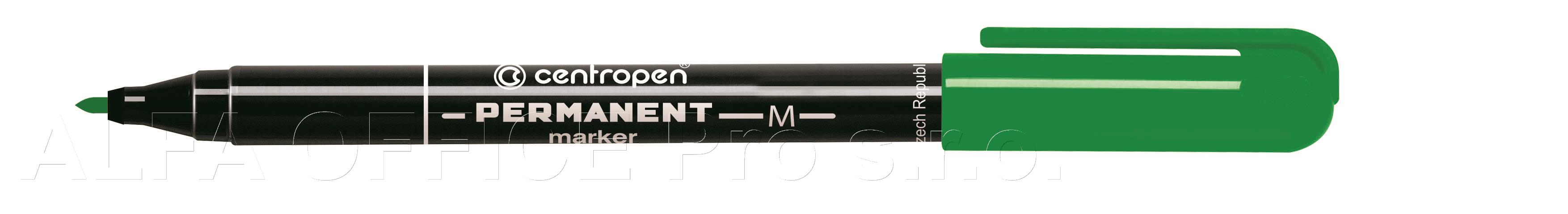 Popisovač Centropen Permanent 2846 / zelená