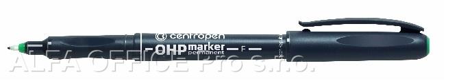 Popisovač Centropen Permanent OHP 2636 / zelená