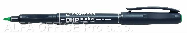 Popisovač Centropen Permanent OHP 2637 / zelená