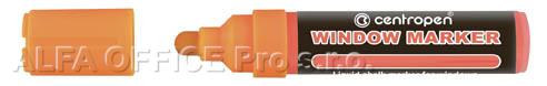 Značkovač Centropen 9121 window - oranžová fluo