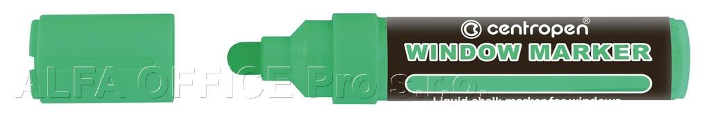 Značkovač Centropen 9121 window - zelená fluo