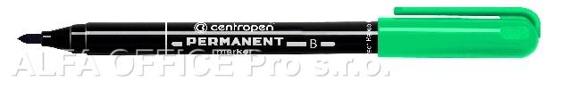 Popisovač Centropen Permanent 2836 B / zelená