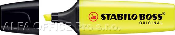 Zvýrazňovač STABILO® BOSS ORIGINAL / žlutá