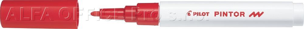 Popisovač Pilot Pintor F / červená
