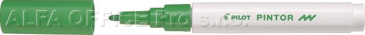 Popisovač Pilot Pintor F / světle zelená