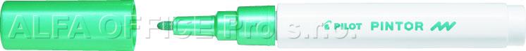 Popisovač Pilot Pintor F / metalická zelená