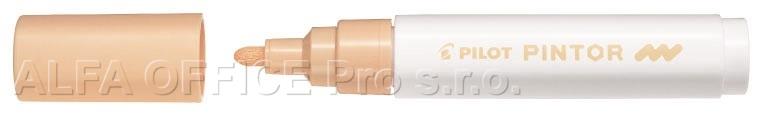 Popisovač Pilot Pintor M / pastelově oranžová