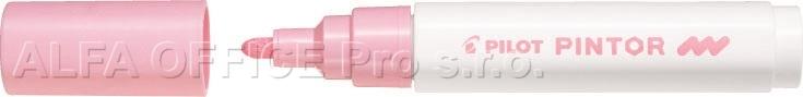 Popisovač Pilot Pintor M / pastelově růžová