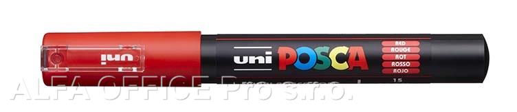 Posca popisovač / 0,7 mm - červená