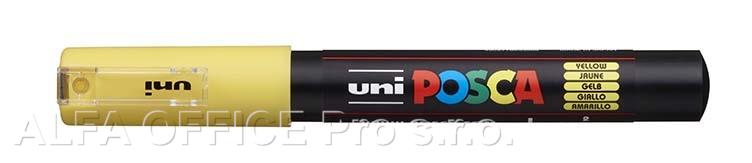 Posca popisovač / 0,7 mm - žlutá