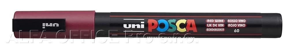 Posca popisovač / 0,9–1,3 mm - bordó