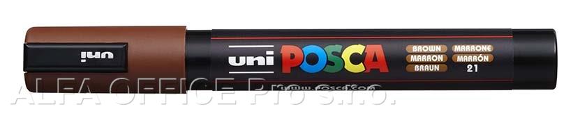 Posca popisovač / 2,5 mm - hnědá