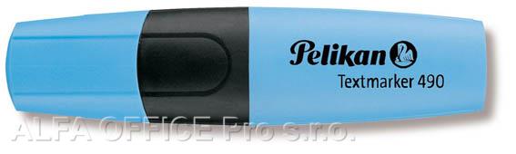 Zvýrazňovač Pelikan 490 NEON / modrá