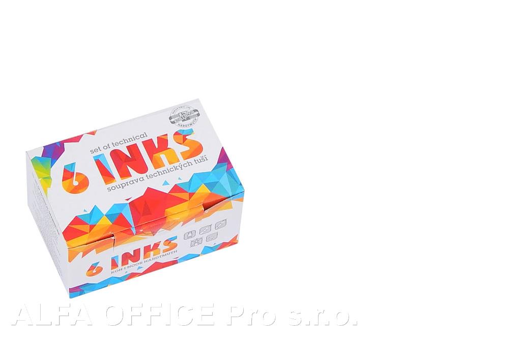 Tuš - sada 6 barev x 20 g