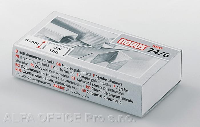 Spojovače Novus - 24 / 6 / 1000 ks