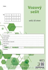 Vozový sešit, sešit A4, 46 listů