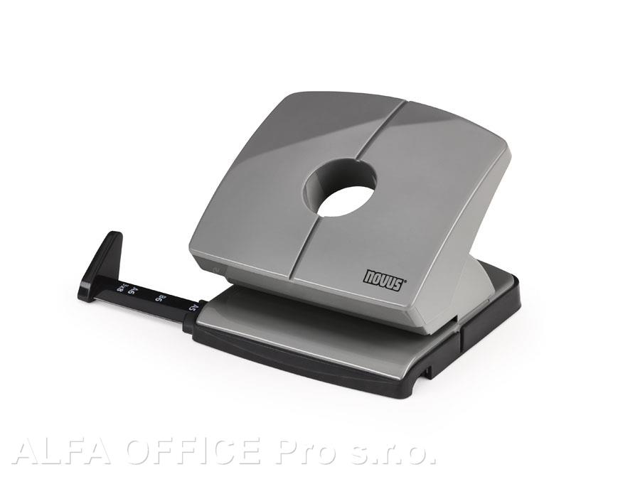 Kancelářský děrovač Novus B 220 Color ID / smart šedá - 20 listů