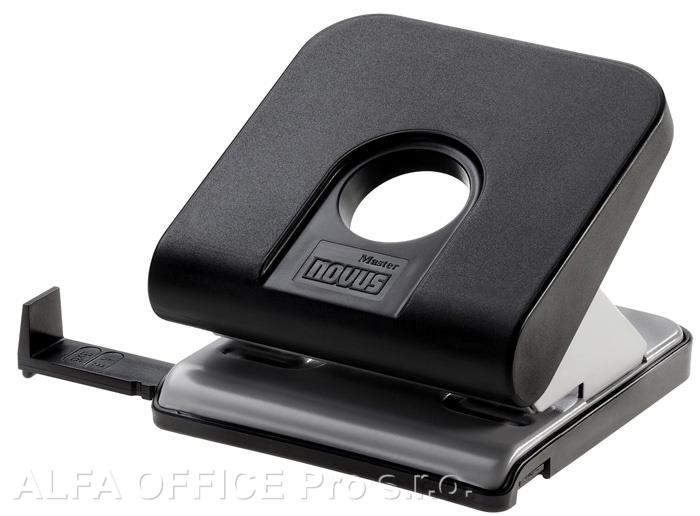 Kancelářský děrovač Novus Master / černá-šedá - 25 listů