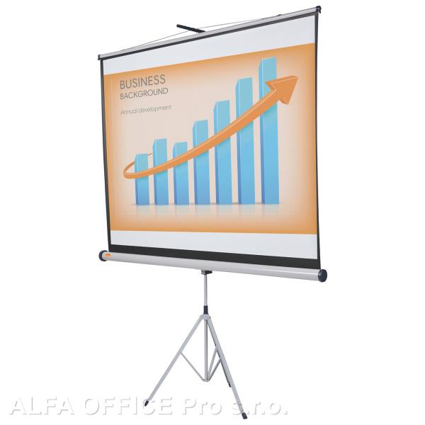 Plátno projekční 16:10 s podstavcem - 1750 x 1150 mm