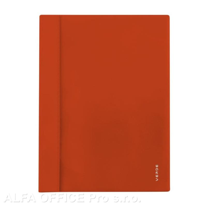 Rychlovazač A4 VERDE s kapsou - cihlová